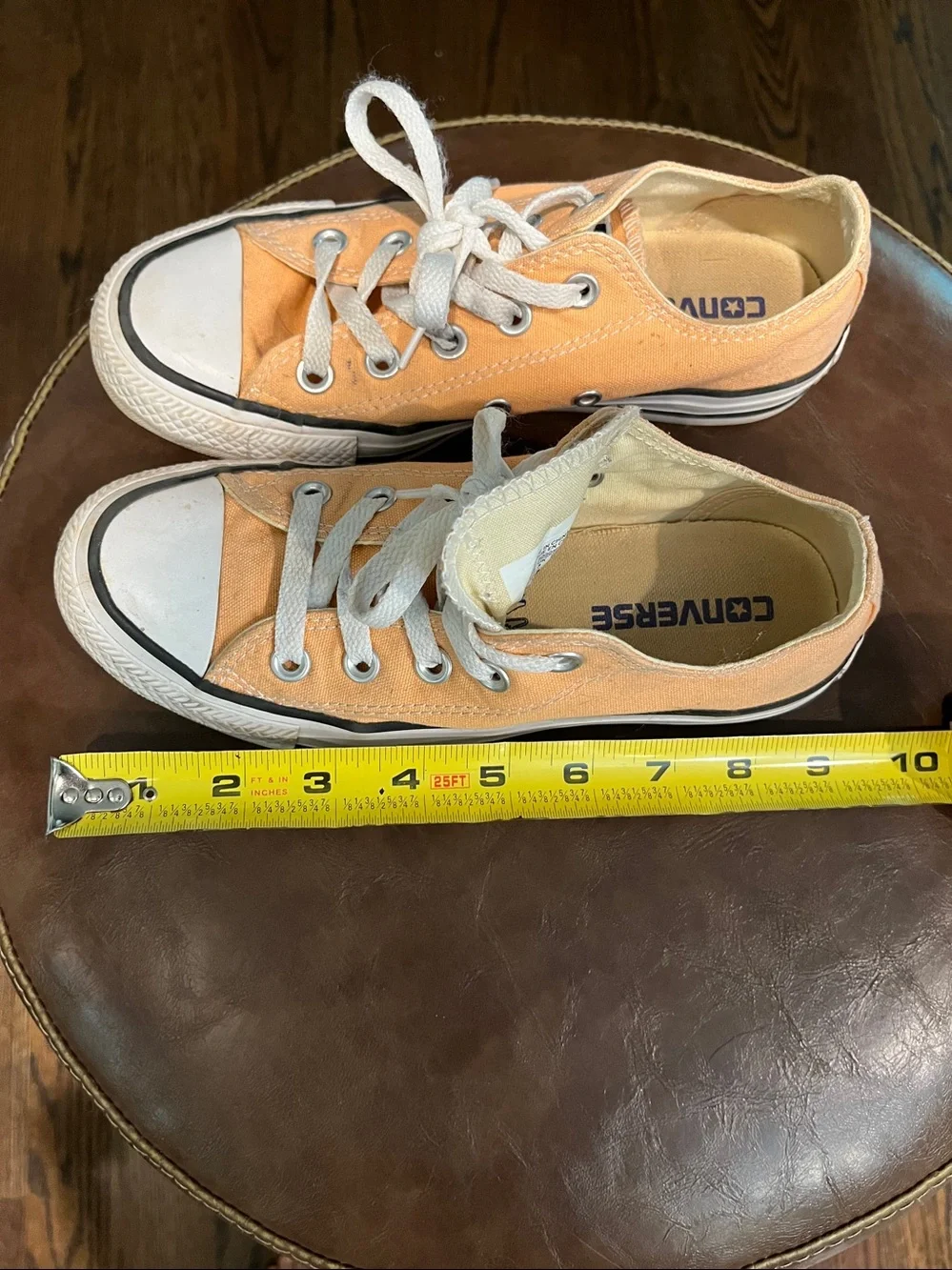 Converse All Star Low Top Sneakers - Peach Canvas - Picture 9 of 9
